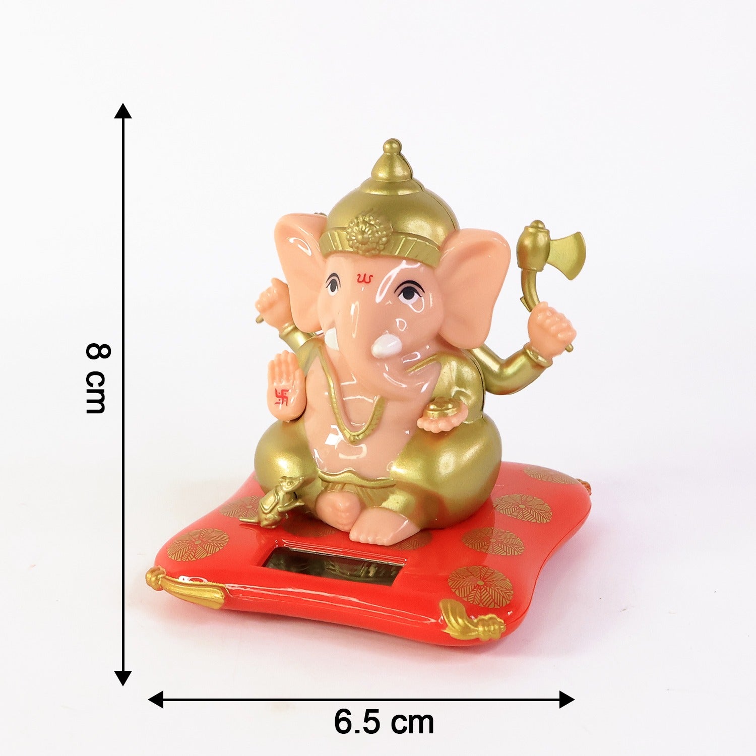 Decorative Medium Lord Ganesh Idol Decorative Statue with Solar-Powered Base (1 Pc) Decorative Medium Lord Ganesh Idol Decorative Statue with Solar-Powered Base (1 Pc)